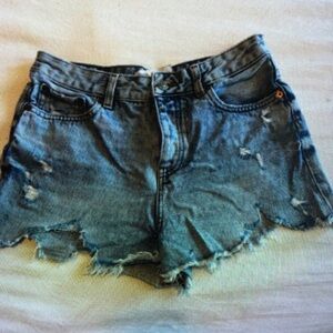Distressed Denim Women Shorts